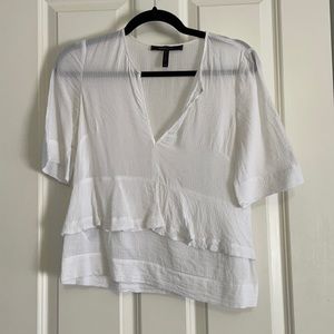 White BCBG Blouse